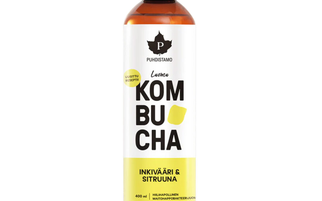 Puhdistamo Kombucha Inkivääri-Sitruuna