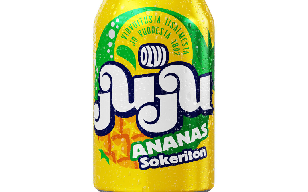 Juju Ananas sokeriton 0,33